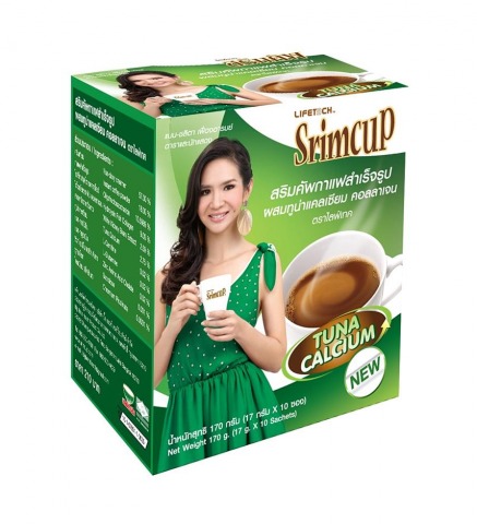 กาแฟสำเร็จรูปผสมแคลเซียมและคอลลาเจน