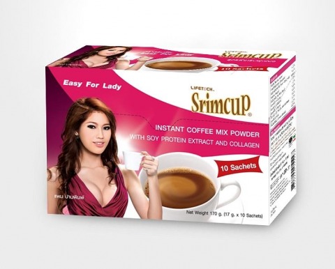 กาแฟสำเร็จรูปผสมโปรตีนสกัดจากถั่วเหลืองและคอลลาเจน